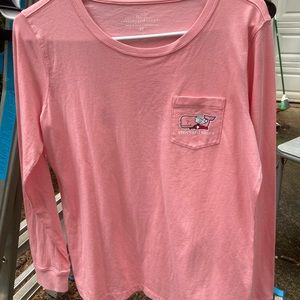 Vineyard Vines Pink Long Sleeve Valentines TShirt XS